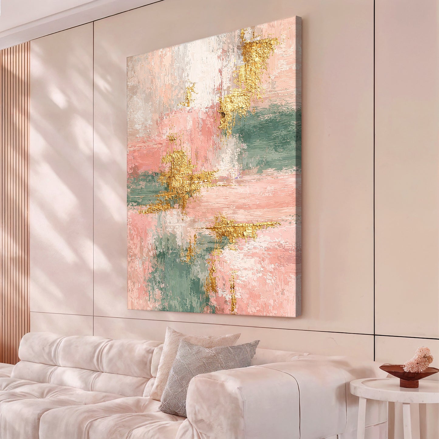 Fragments of Soft Gold Wall Art