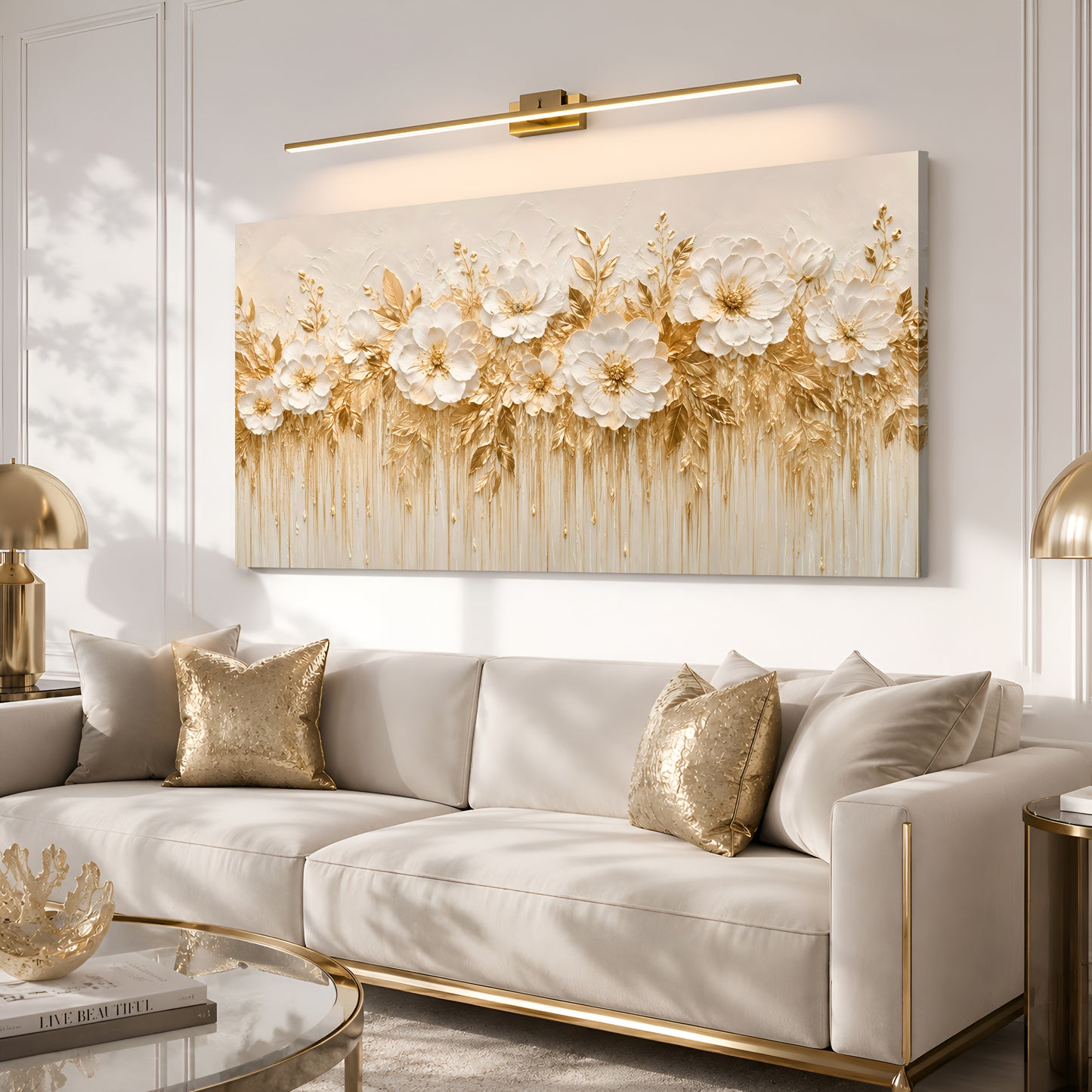 Ivory Blossom Symphony Wall Art
