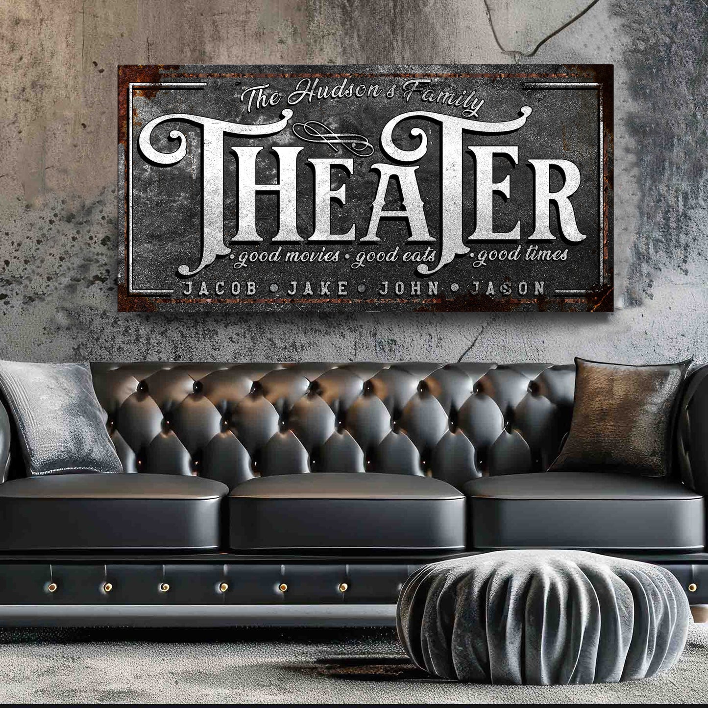 Theater Sign V Style 1 - Image by Tailored Canvases