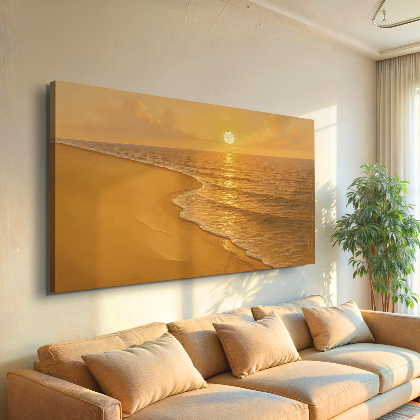 Beach Shoreline Coastal Wall Art X