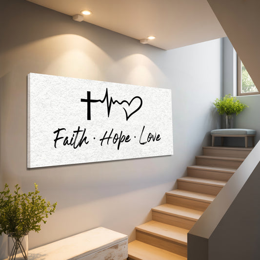 Faith, Hope, Love Faith Wall Art II