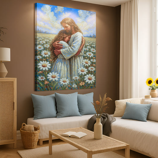 Jesus With Children Faith Wall Art