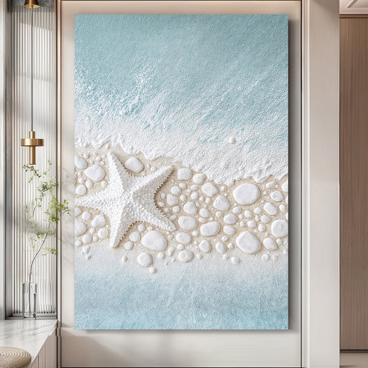 Starfish And Pebbles Wall Art