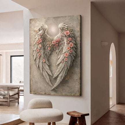 Abstract Blooming Wings Wall Art
