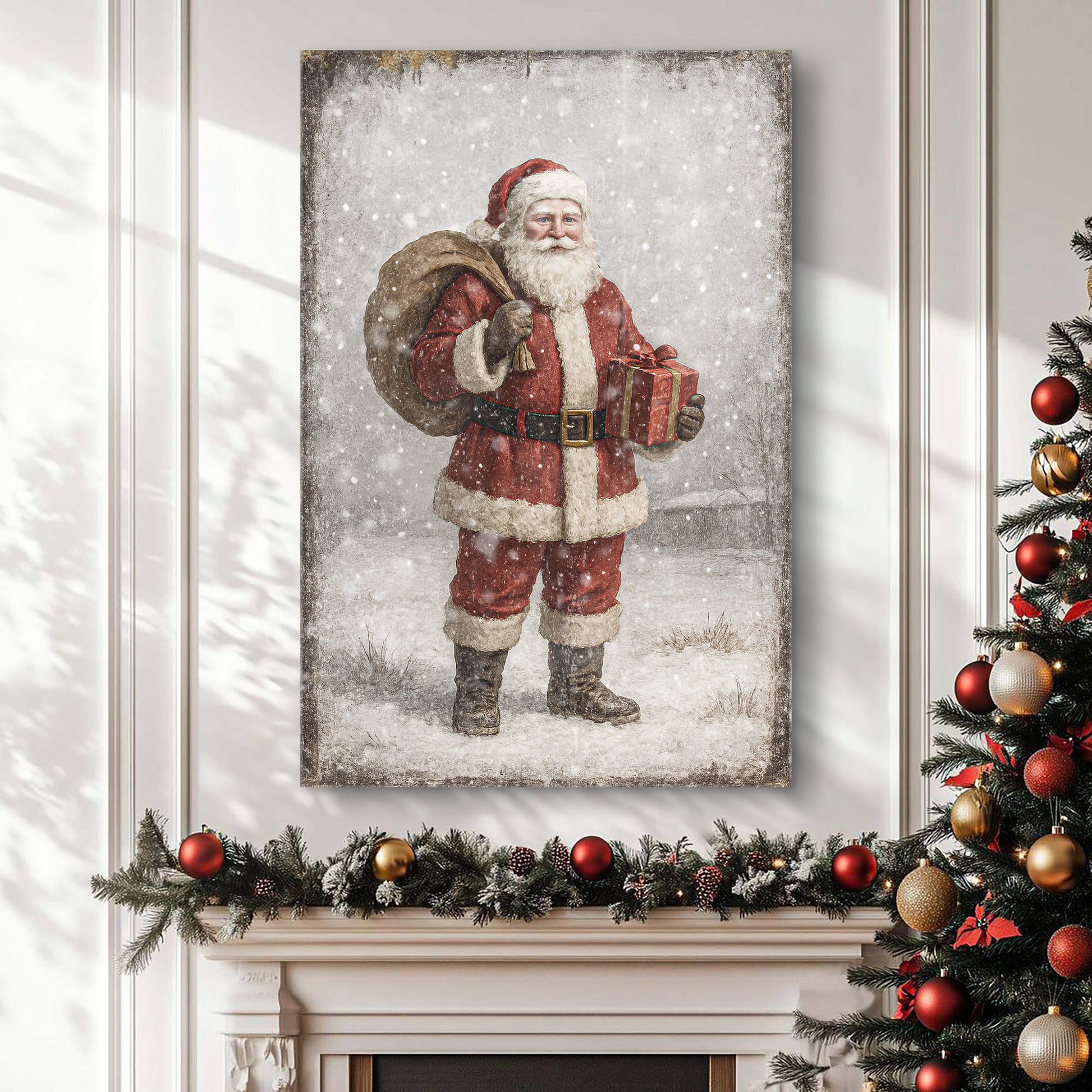 Santa Christmas Wall Art