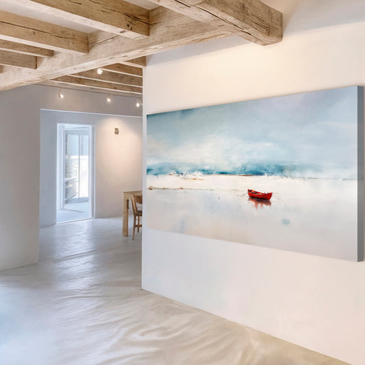 Misty Morning Abstract Wall Art