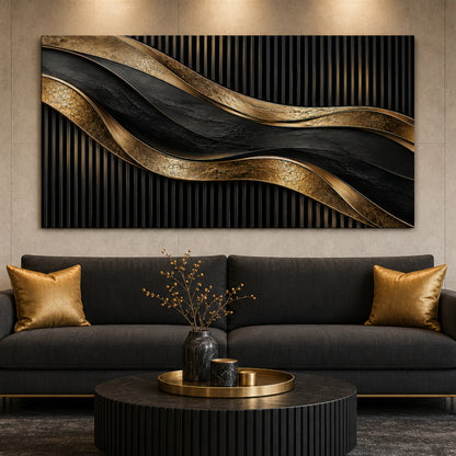 Luxury Obsidian Waves
