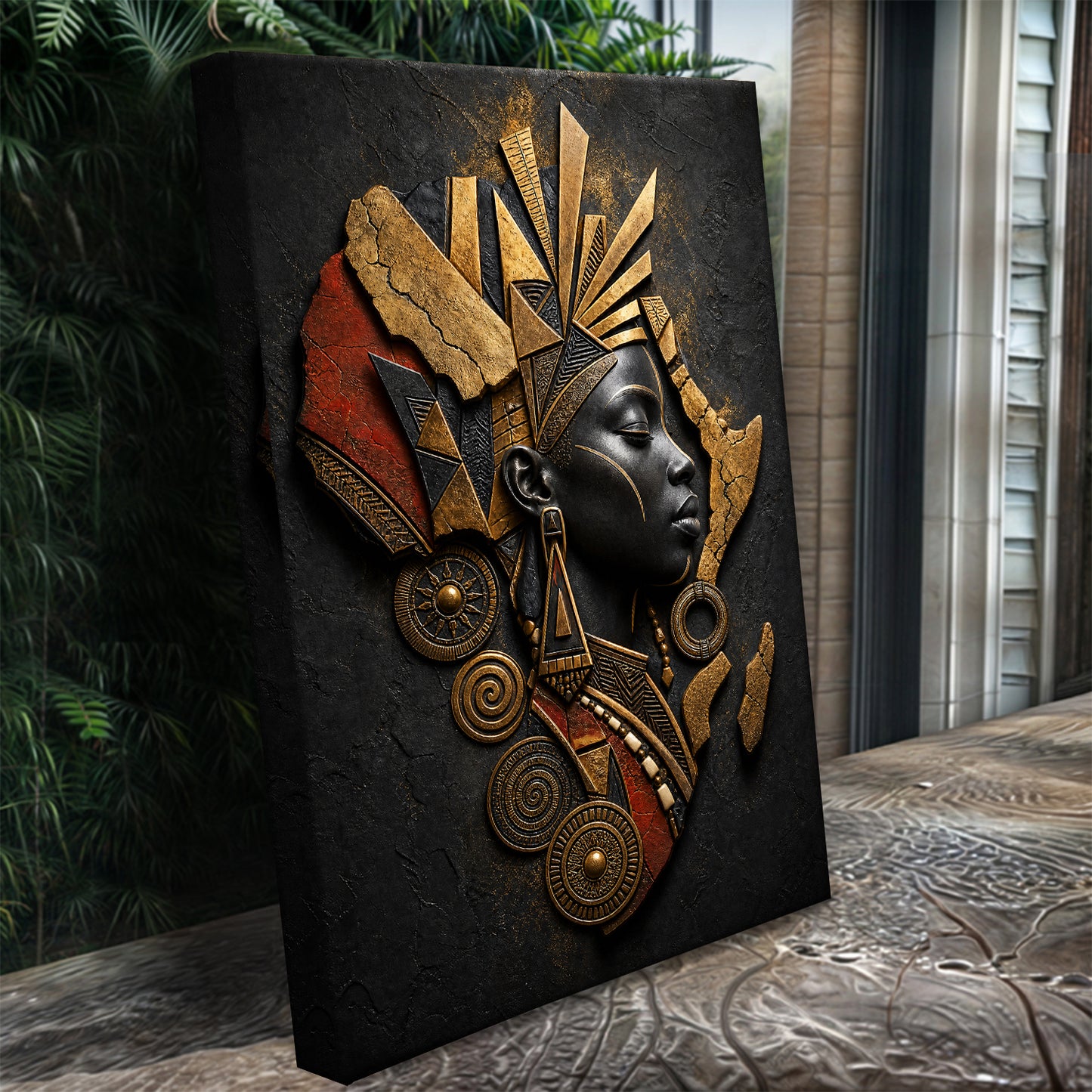 Black & Gold Woman