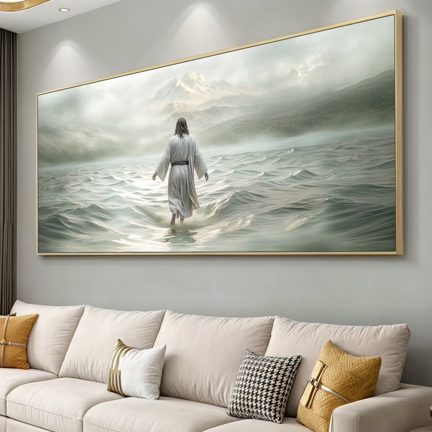 Walking on Water - Faith Wall Art VIII