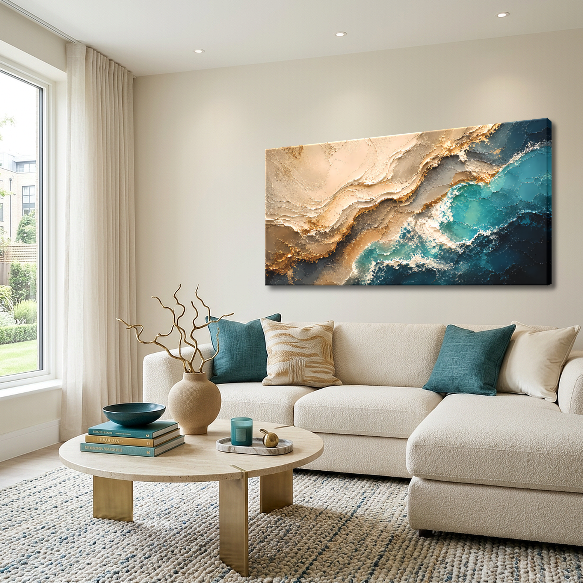 Coastal Marble Flow