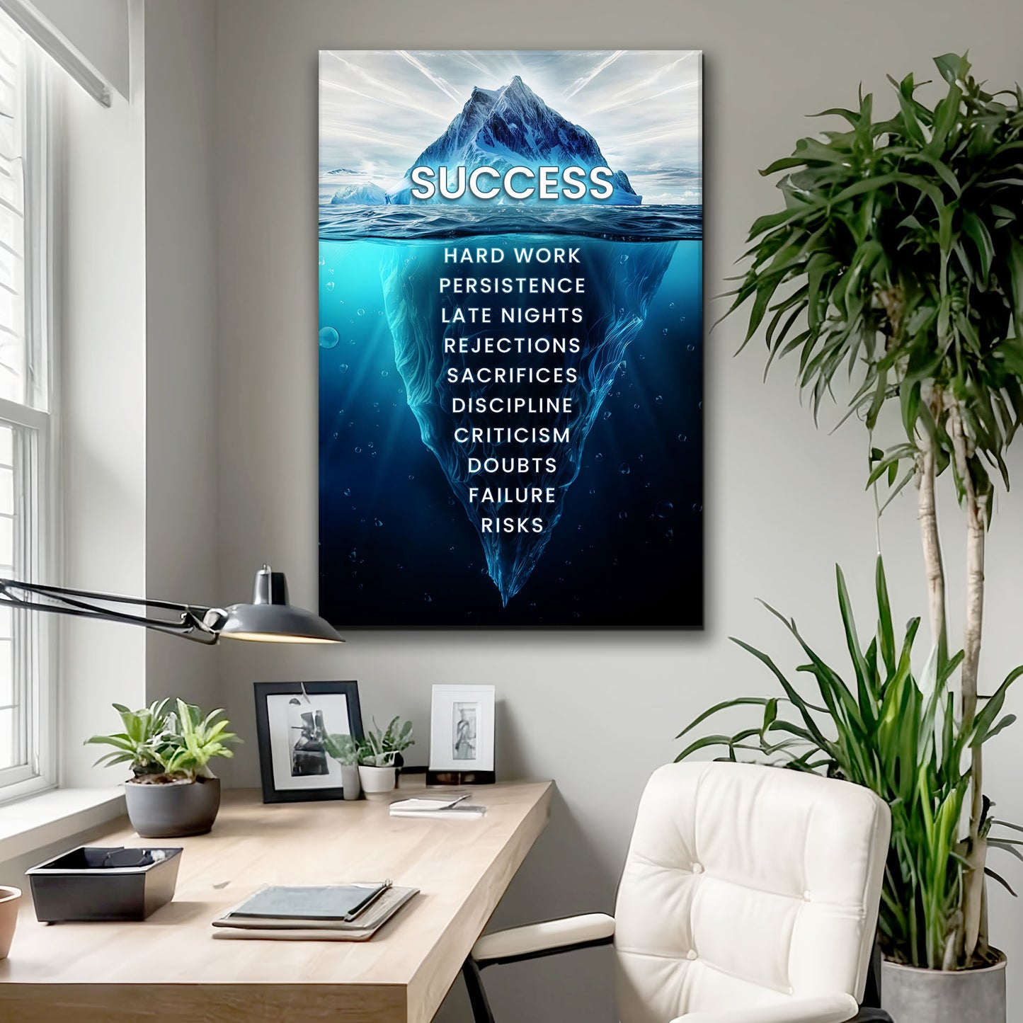 Success Motivational Wall Sign