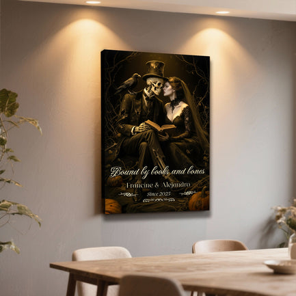 Book Lovers Halloween Wall Sign