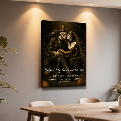 Book Lovers Halloween Wall Sign