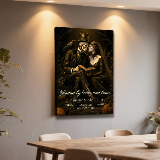 Book Lovers Halloween Wall Sign