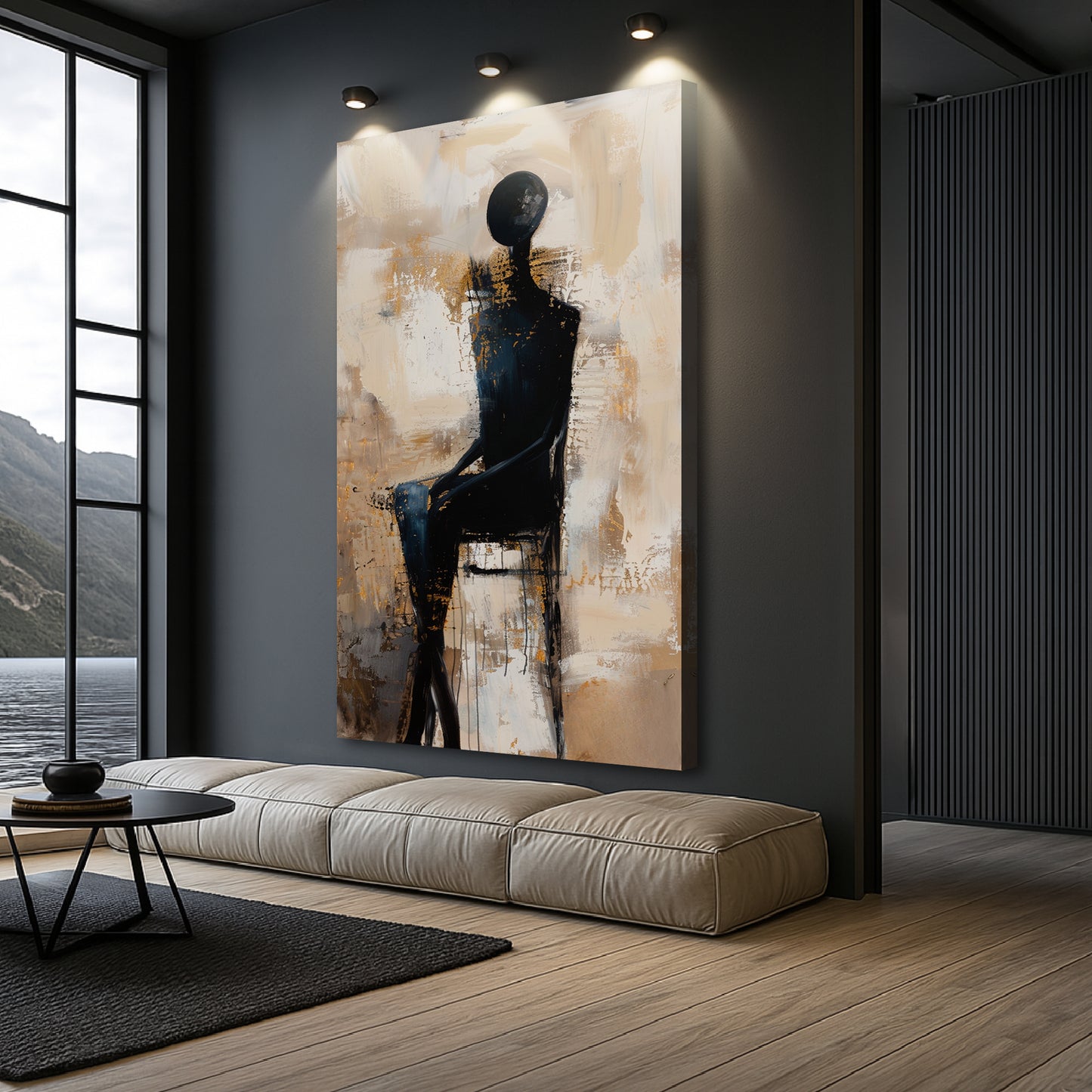 The Waiting Figure Abstract Wall Art