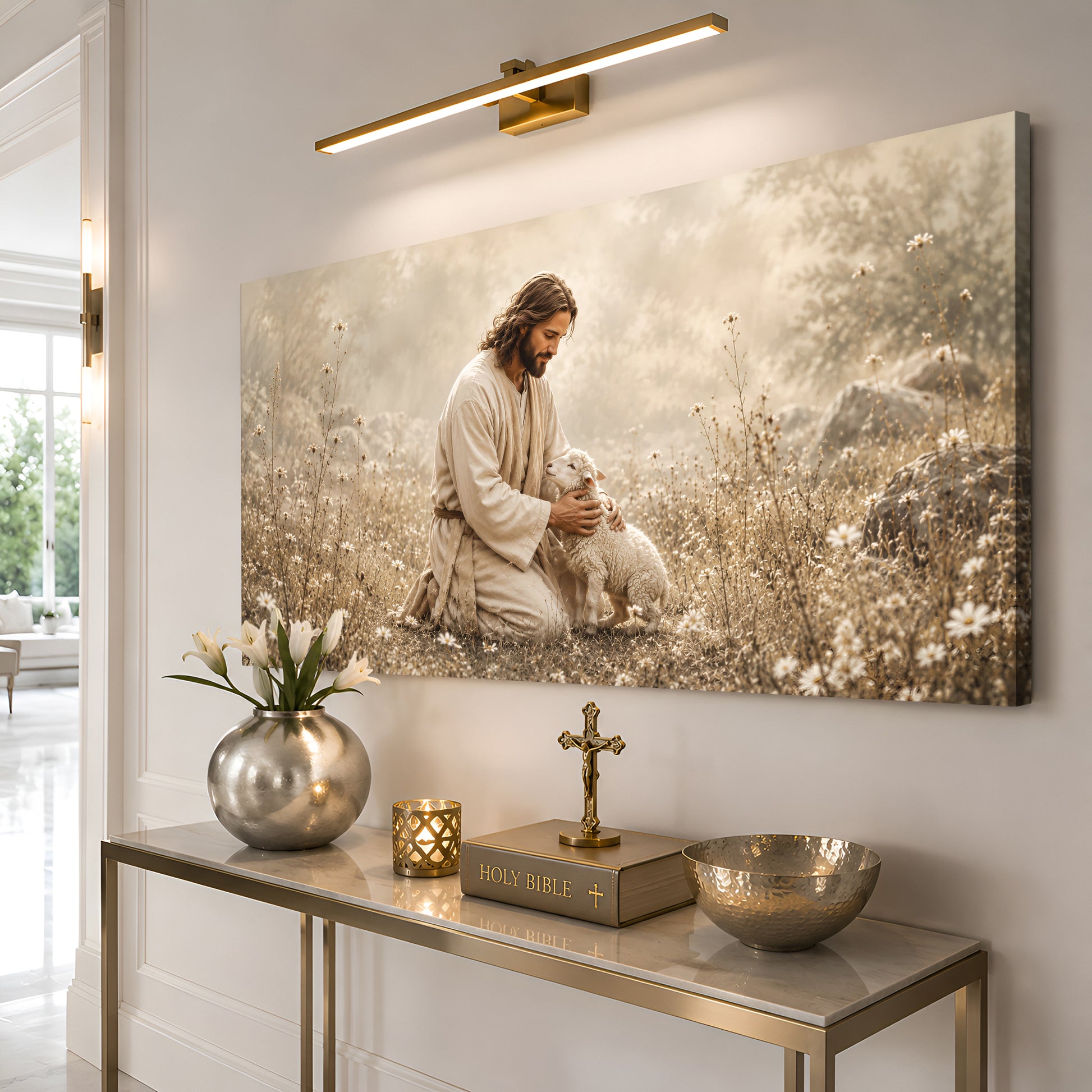 The Good Shepherd's Embrace