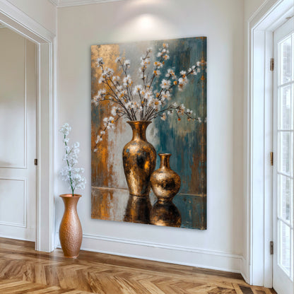 Vintage Vased Floral Wall Art