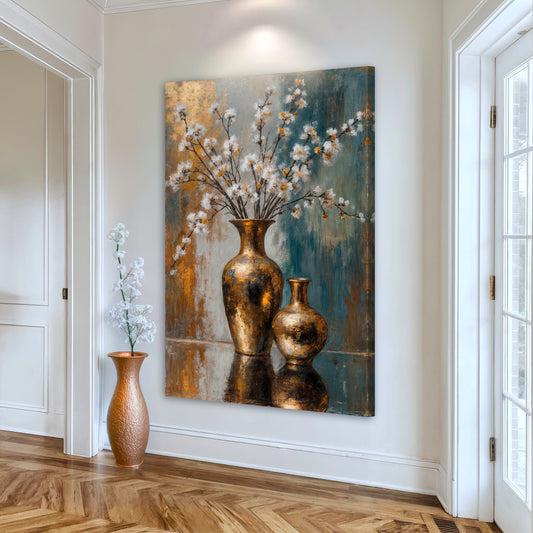 Vintage Vased Floral Wall Art