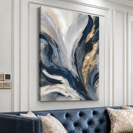 Gilded Indigo Motion