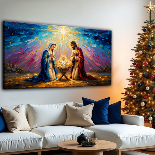 The Holy Night Christmas Wall Art