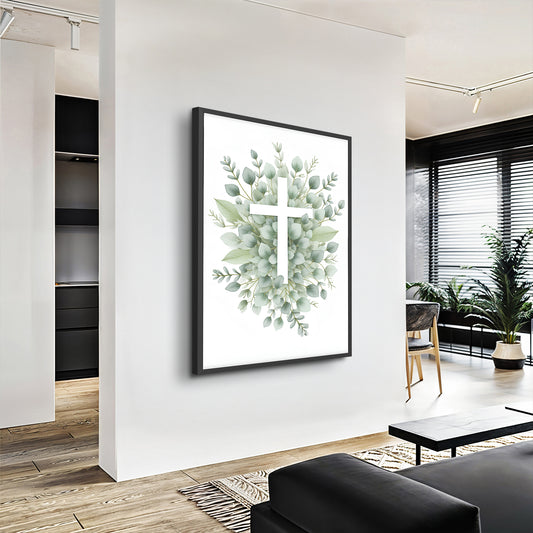 Minimalist Cross Faith Wall Art