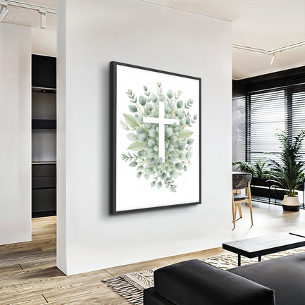 Minimalist Cross Faith Wall Art