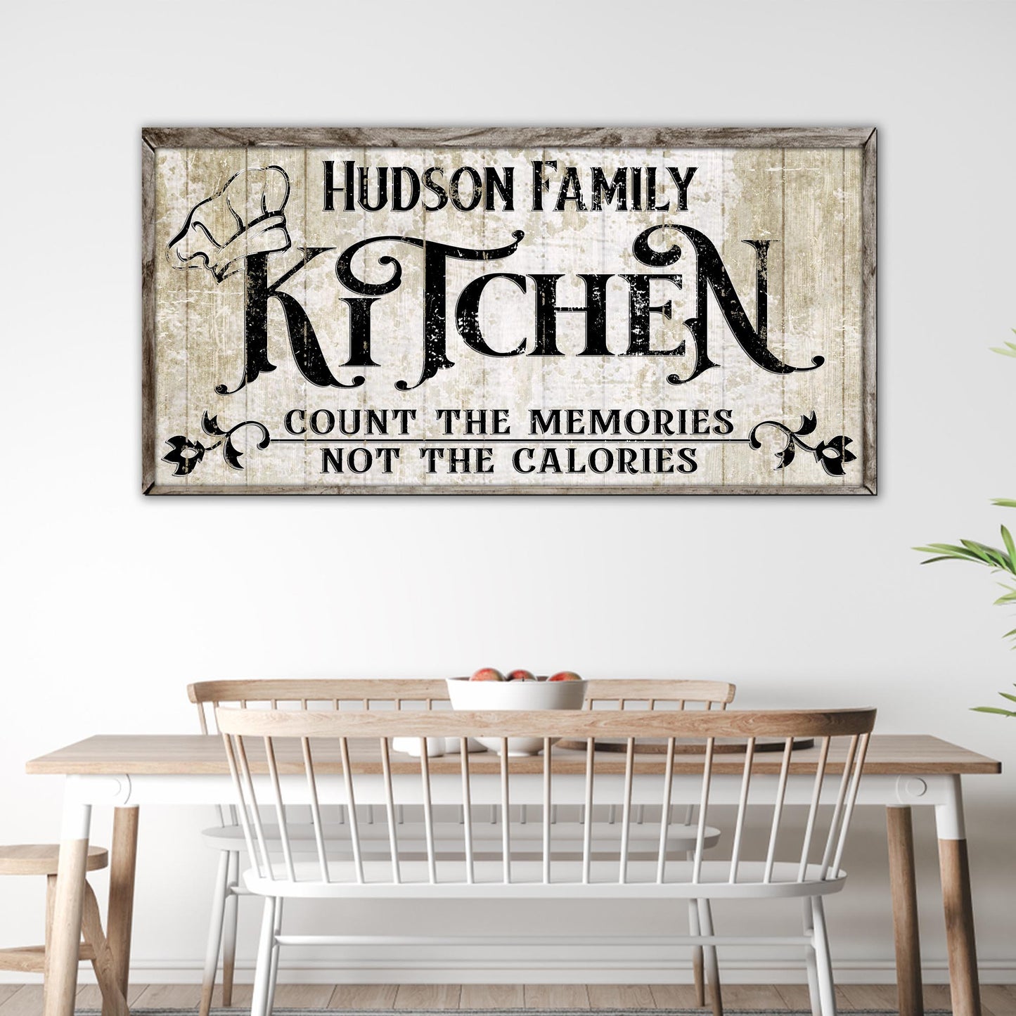 Kitchen Sign X Style 1 - Image by Tailored Canvases