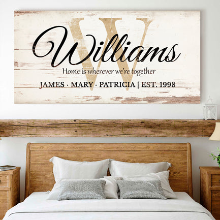 Personalized Family Sign XI