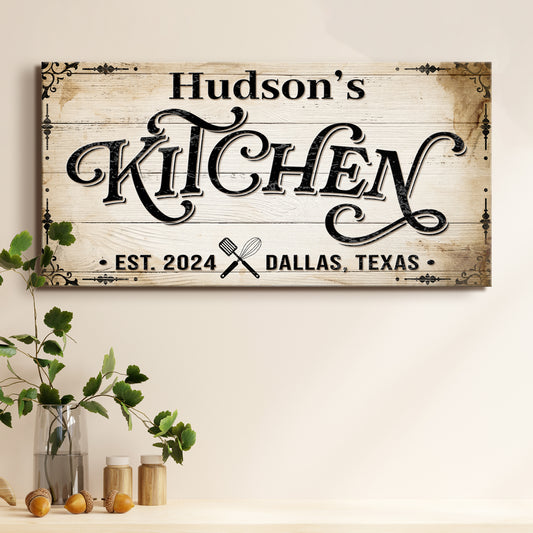 Kitchen Sign XI - Image by Tailored Canvases