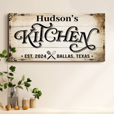 Kitchen Sign XI  - Image by Tailored Canvases