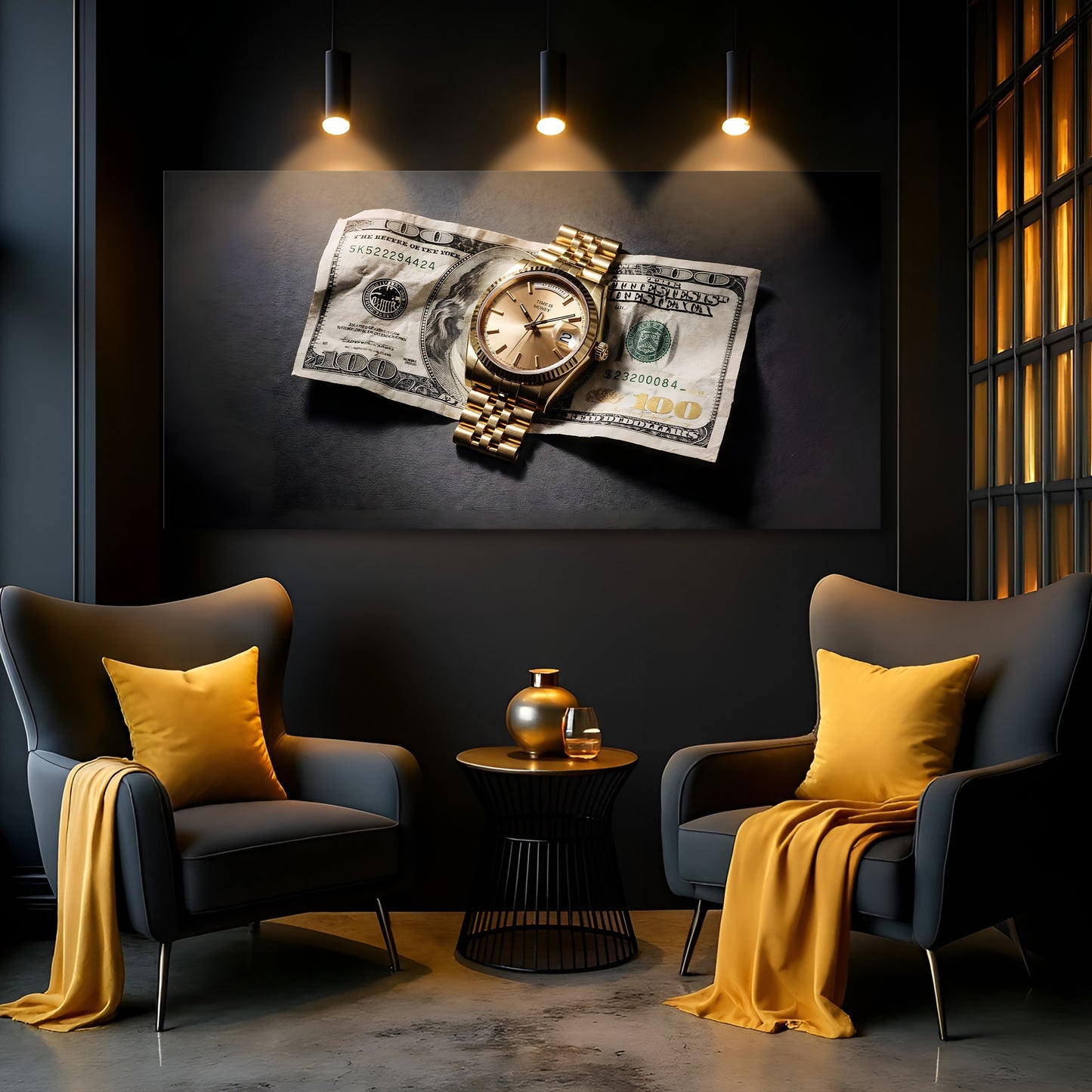 Time Is Money Wall Art