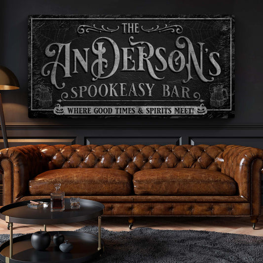 Personalized Spookeasy Bar Sign Style 2 - Image by Tailored Canvases