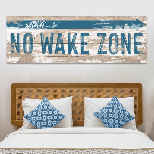 No Wake Zone Sign XIV