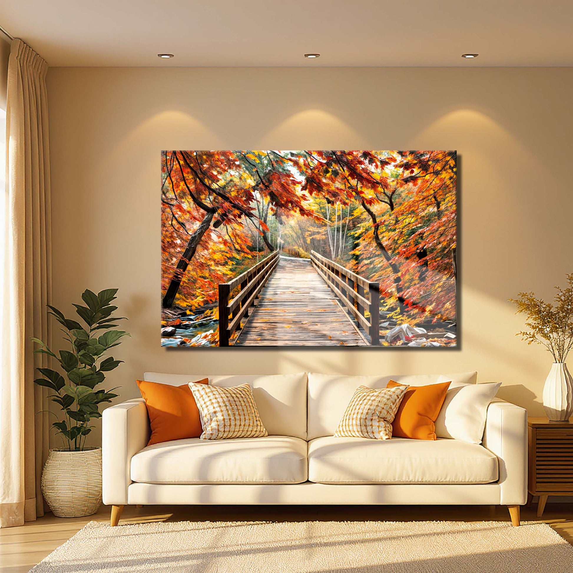 Crossing Autumn Wall Art