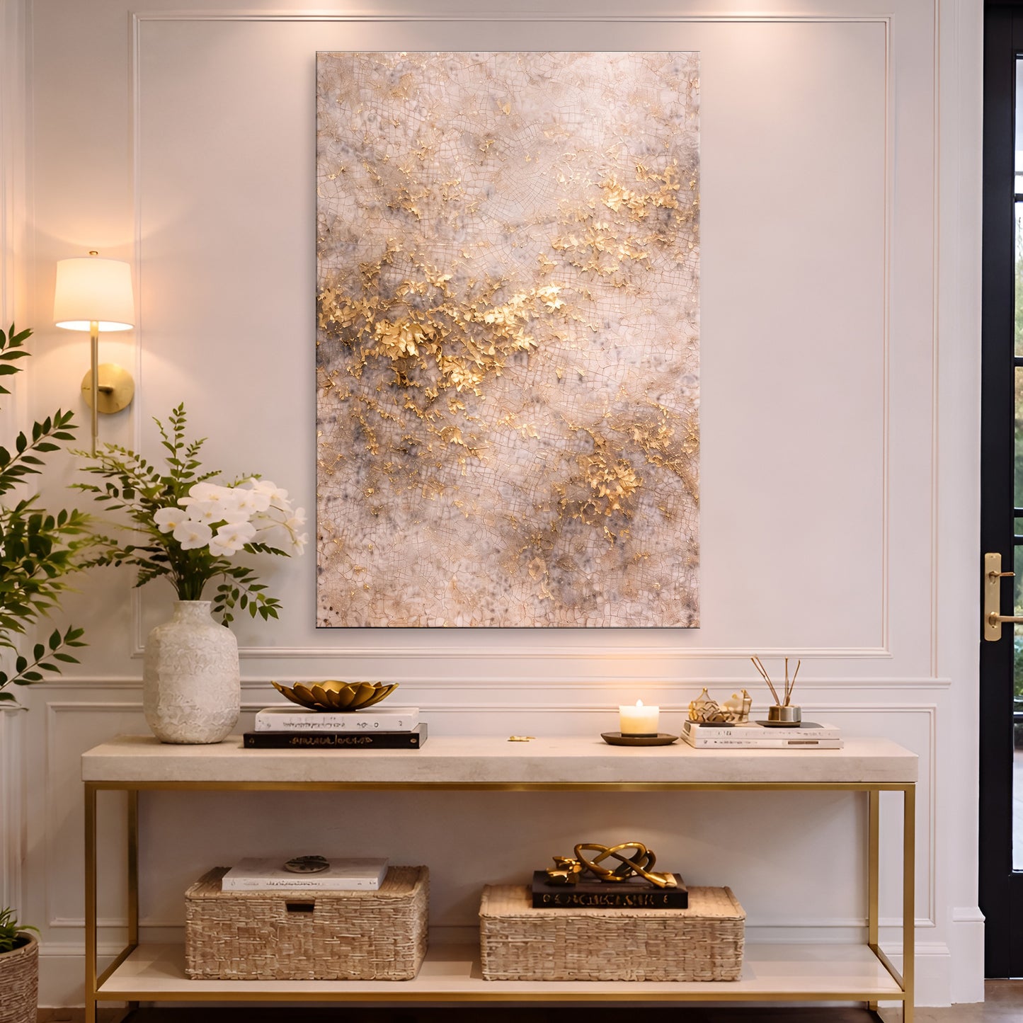 Venetian Plaster Abstract Wall Art