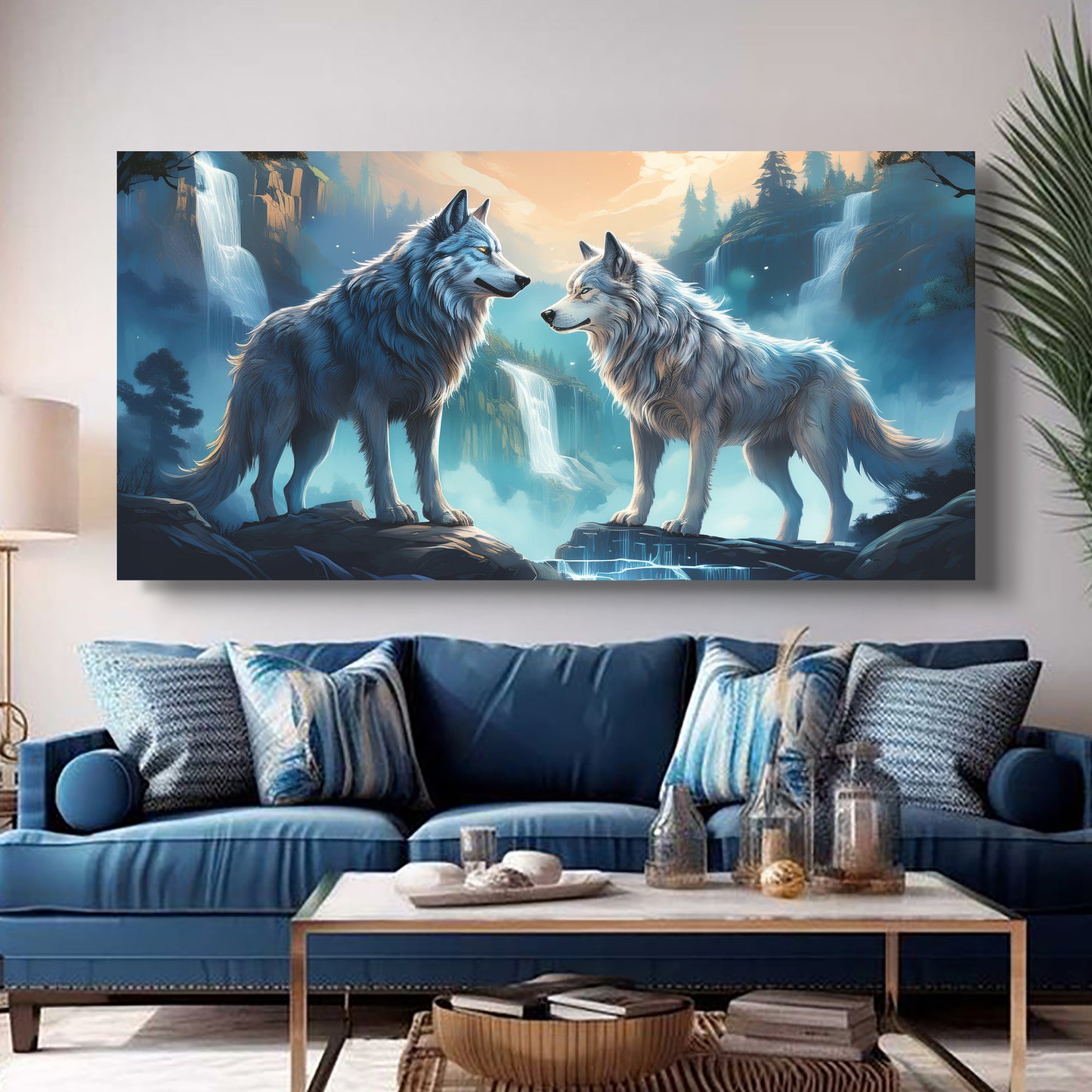 3D Wolves Wall Art IV