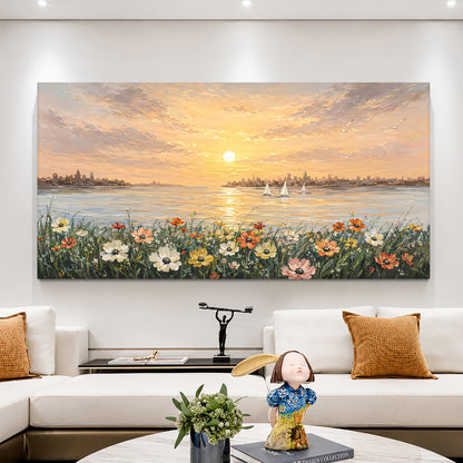 Poppy Field Sunset