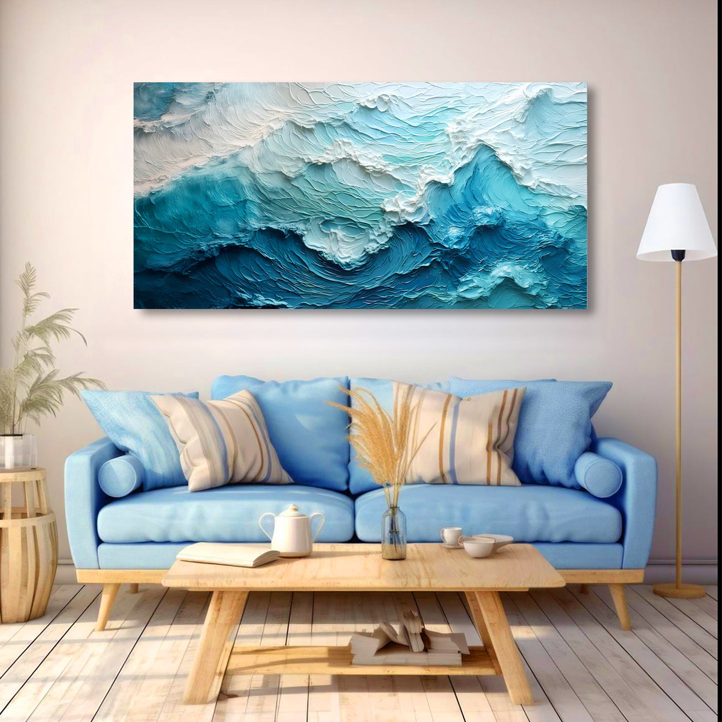 Blue Ocean Coastal Wall Art II