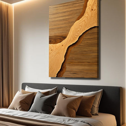 Wood Rift Wall Art
