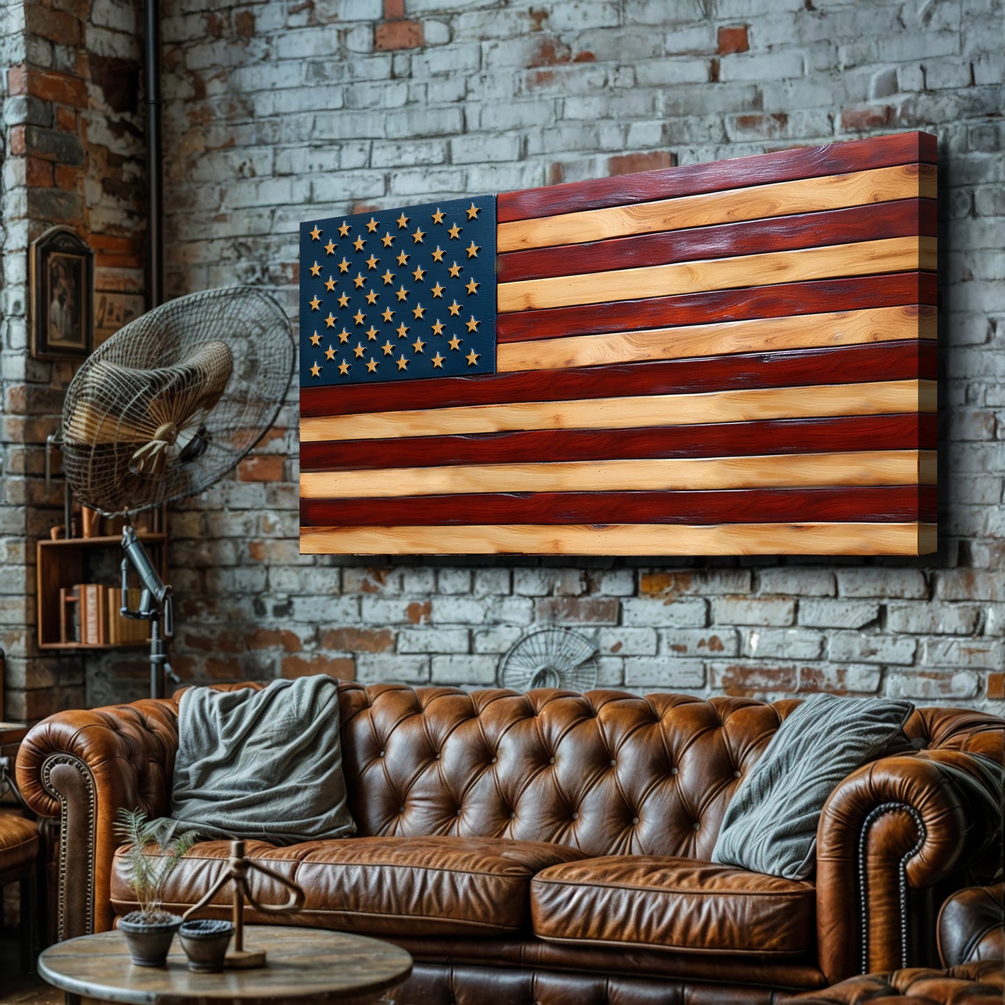 Old Glory American Flag Wall Art II