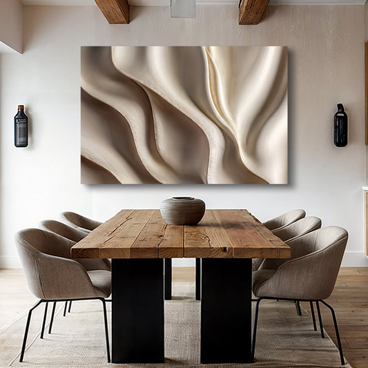 Beyond the Surface – 3D Abstract Waves Wall Art