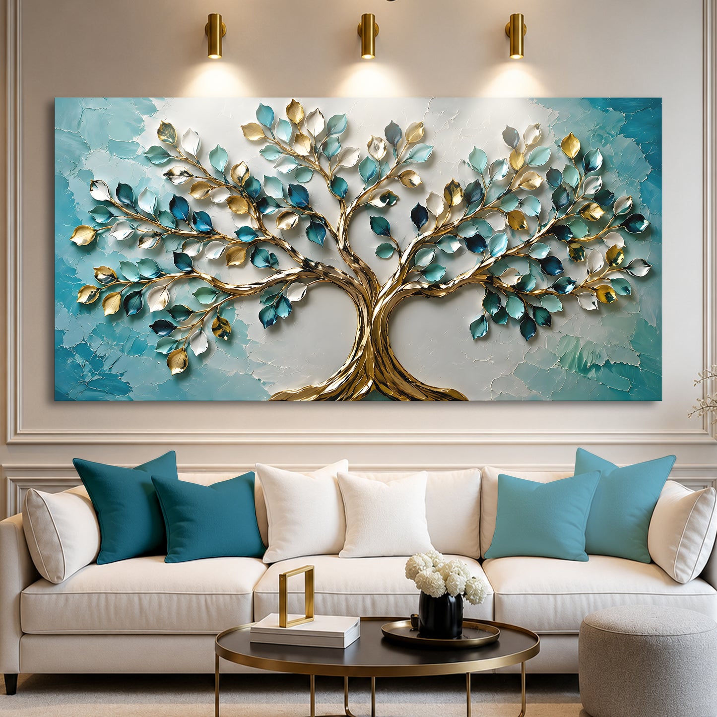 Teal Tree of Life