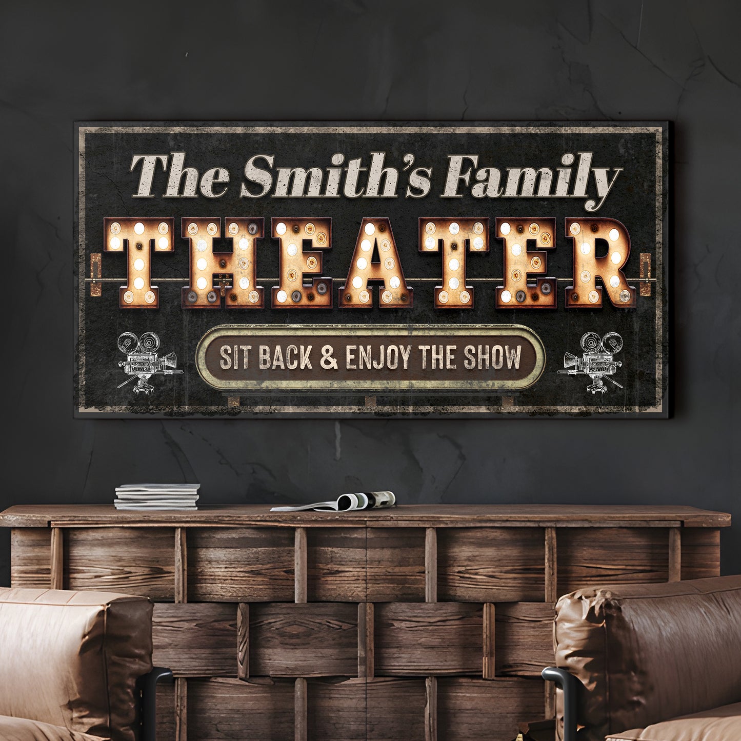 Theater Sign VIII Style 1 - Image by Tailored Canvases