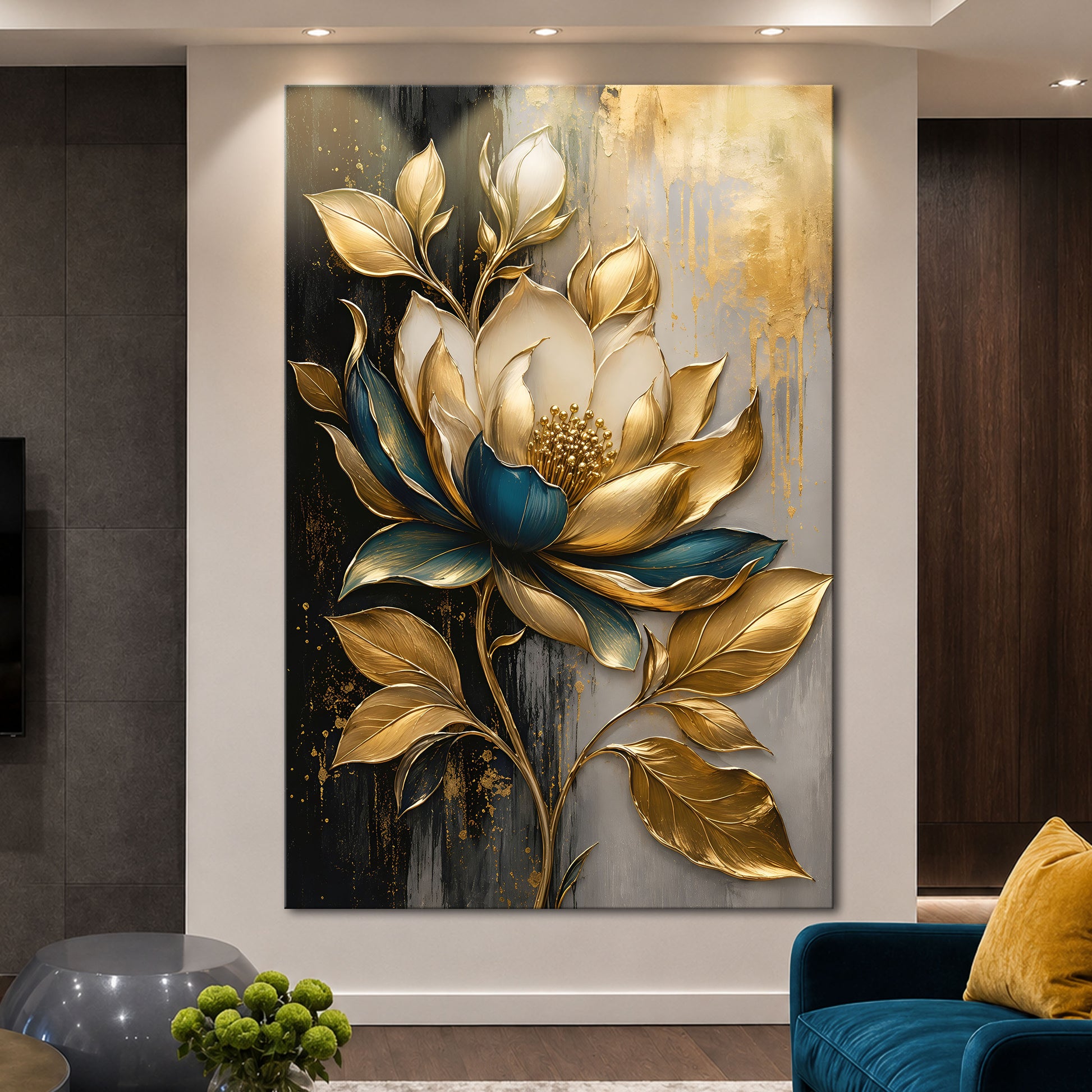 Golden Lotus Elegance