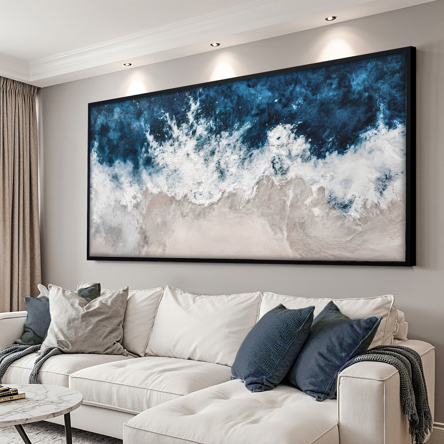 Indigo Ocean Coastal Wall Art
