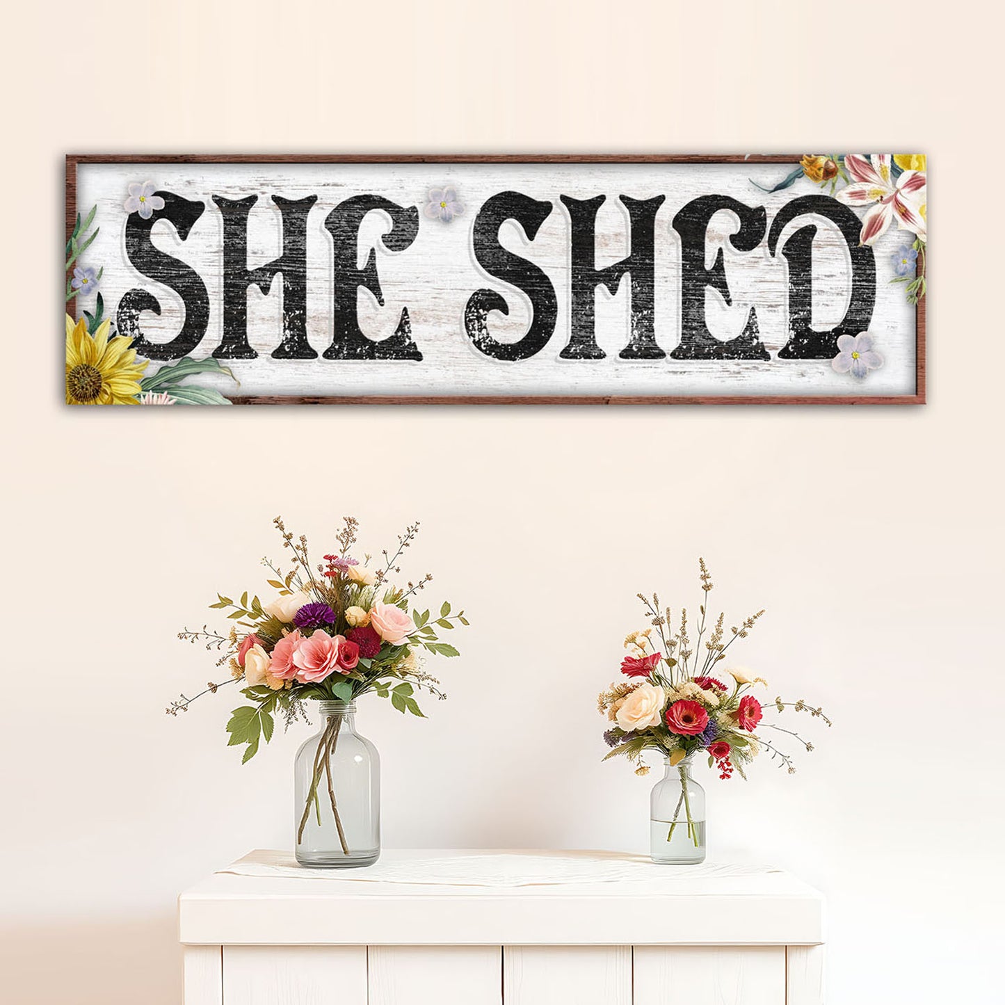 Personalized She Shed Sign III