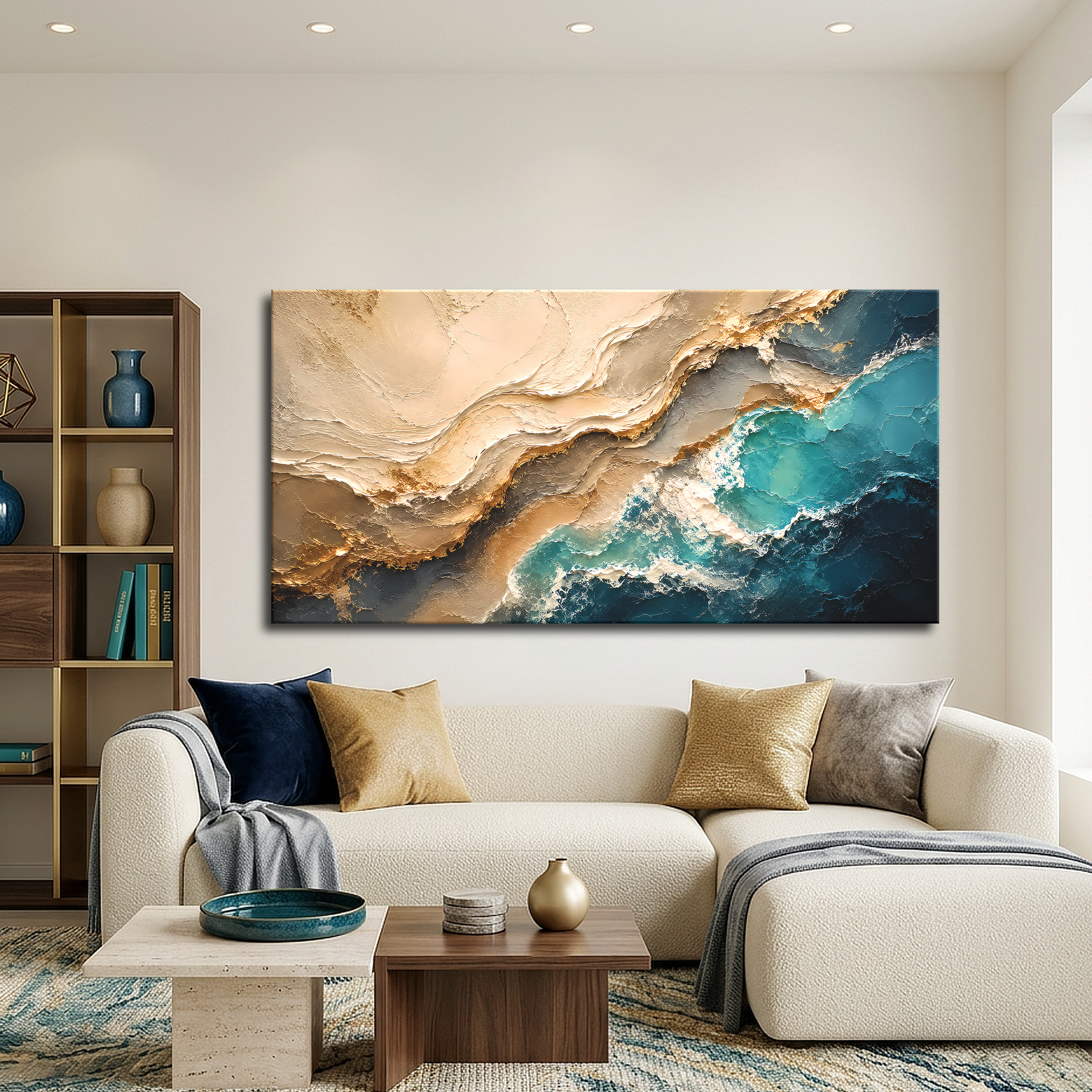 Coastal Marble Flow
