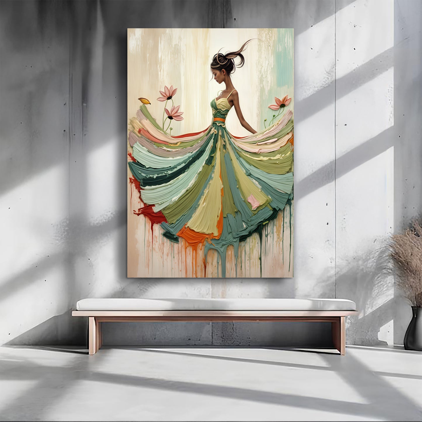 Blooming Modern Abstract Wall Art