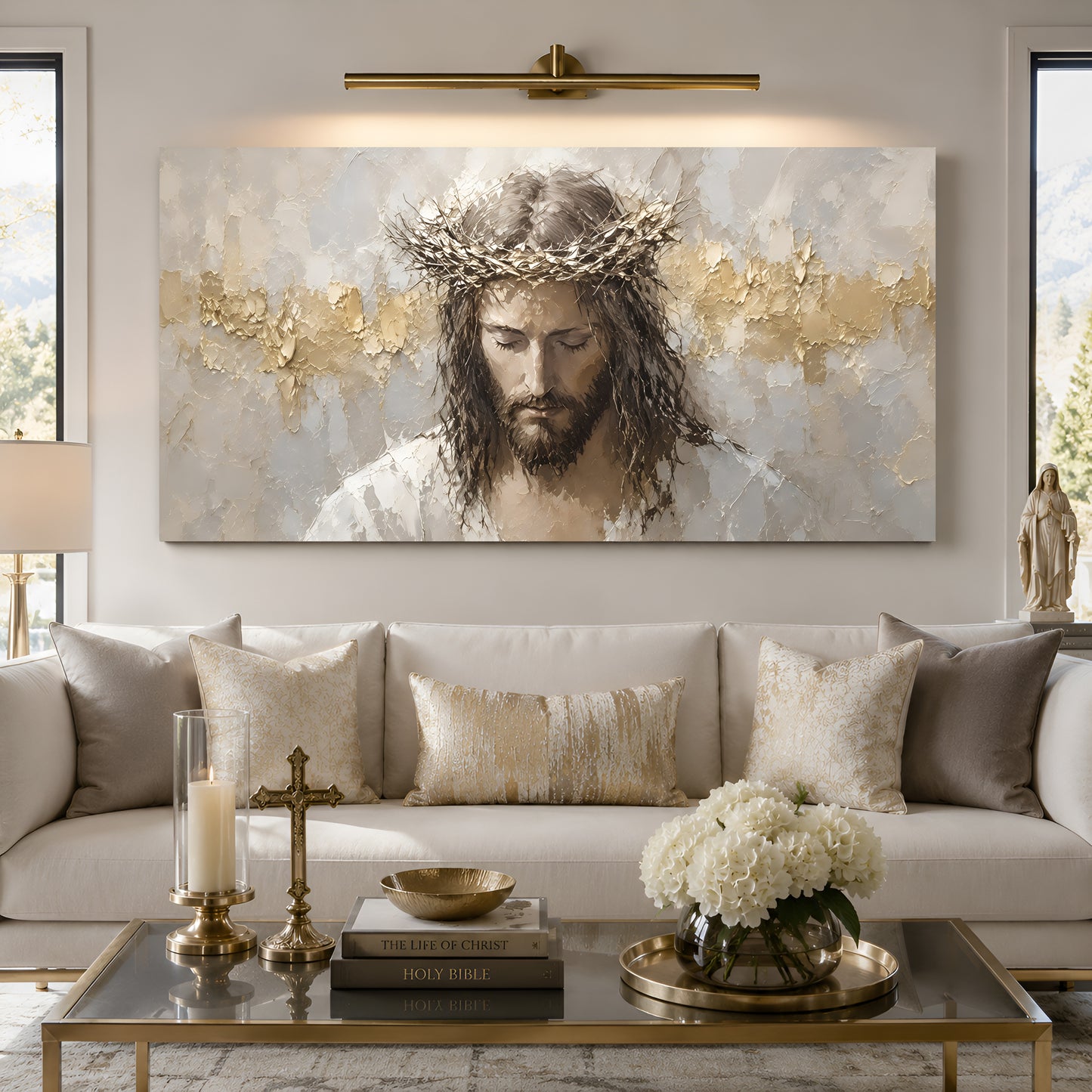 Golden Grace of Christ Wall Art