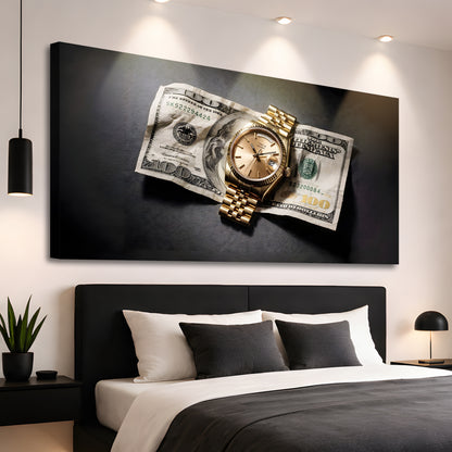 Time Is Money Wall Art